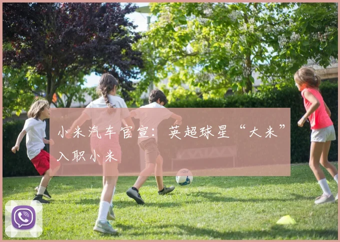 小米汽车官宣：英超球星“大米”入职小米